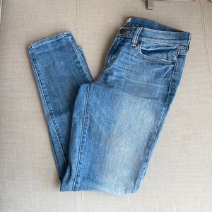 JCrew skinny med wash jeans 26
